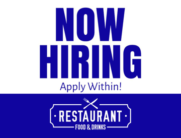 Picture of 18" x 24" - Yard Sign - Now Hiring - 03