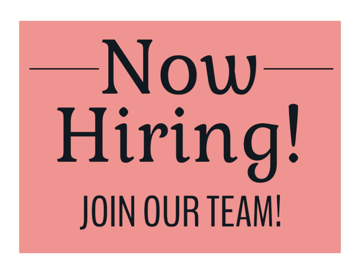Picture of 18" x 24" - Yard Sign - Now Hiring - 06