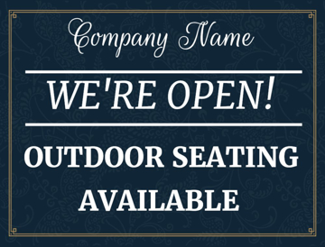 Picture of 18" x 24" - Yard Sign - Now Open - 02
