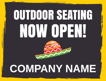 Picture of 18" x 24" - Yard Sign - Now Open - 03