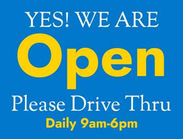 Picture of 18" x 24" - Yard Sign - Now Open - 06