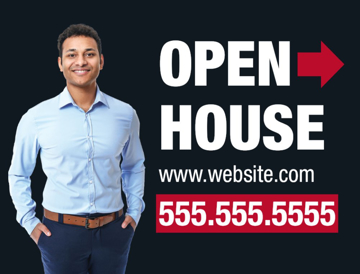Picture of 18" x 24" - Yard Sign - Open House - 01