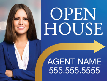 Picture of 18" x 24" - Yard Sign - Open House - 02