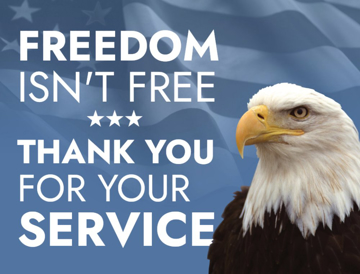 Picture of 18" x 24" - Yard Sign - Support Your Troops - 07