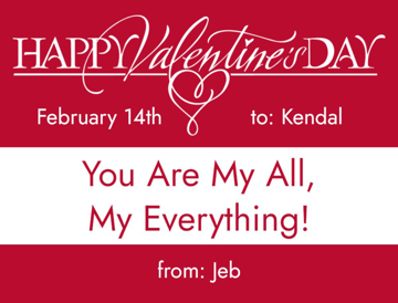 Picture of 18" x 24" - Yard Sign - Valentines Day - 04