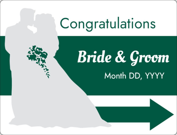 Picture of 18" x 24" - Yard Sign - Weddings - 03