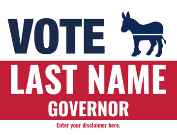Picture of 18" x 24" - Yard Sign - State Campaign - 02