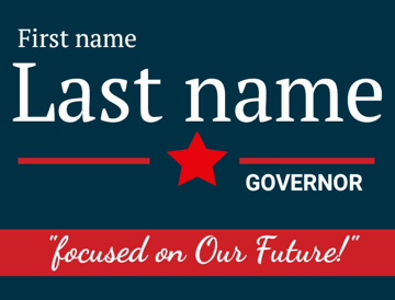 Picture of 18" x 24" - Yard Sign - State Campaign - 07