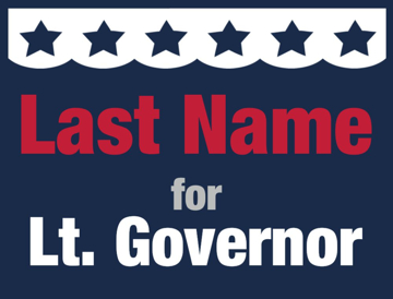 Picture of 18" x 24" - Yard Sign - State Campaign - 11