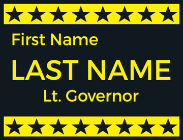 Picture of 18" x 24" - Yard Sign - State Campaign - 13