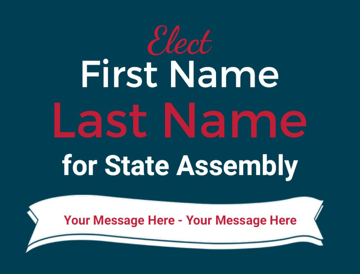 Picture of 18" x 24" - Yard Sign - State Campaign - 19