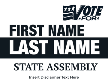 Picture of 18" x 24" - Yard Sign - State Campaign - 20