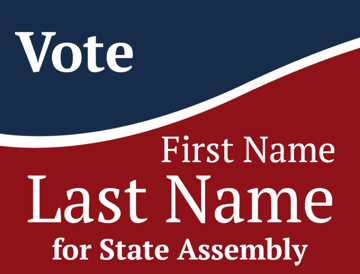 Picture of 18" x 24" - Yard Sign - State Campaign - 22