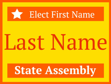 Picture of 18" x 24" - Yard Sign - State Campaign - 23