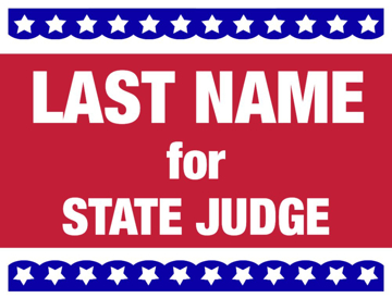 Picture of 18" x 24" - Yard Sign - State Campaign - 30