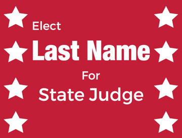 Picture of 18" x 24" - Yard Sign - State Campaign - 33