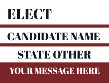 Picture of 18" x 24" - Yard Sign - State Campaign - 35