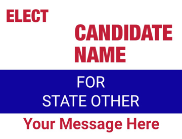 Picture of 18" x 24" - Yard Sign - State Campaign - 36