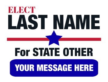 Picture of 18" x 24" - Yard Sign - State Campaign - 38