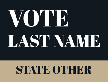 Picture of 18" x 24" - Yard Sign - State Campaign - 40