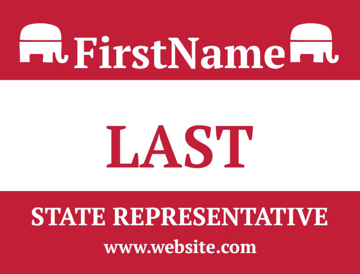 Picture of 18" x 24" - Yard Sign - State Campaign - 43