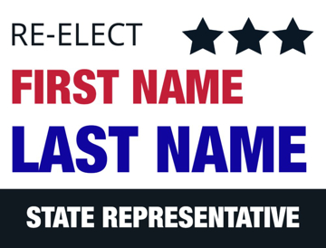 Picture of 18" x 24" - Yard Sign - State Campaign - 44