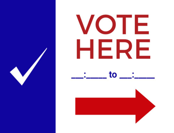 Picture of 18" x 24" - Yard Sign - Vote - 19