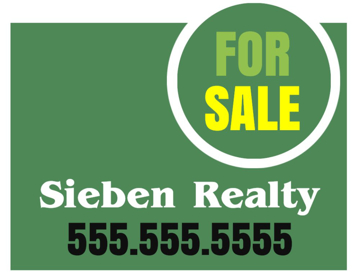 Picture of 18" x 24" - Yard Sign - Real Estate Company - 05