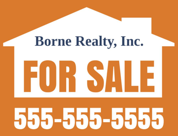 Picture of 18" x 24" - Yard Sign - Real Estate Company - 08