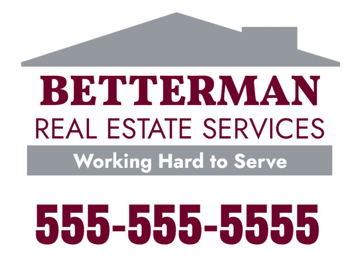 Picture of 18" x 24" - Yard Sign - Real Estate Company - 09