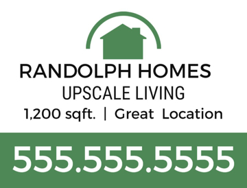 Picture of 18" x 24" - Yard Sign - Real Estate Company - 16