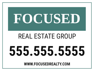Picture of 18" x 24" - Yard Sign - Real Estate Company - 17