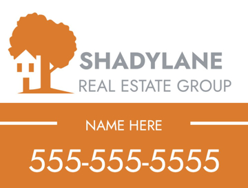 Picture of 18" x 24" - Yard Sign - Real Estate Company - 18