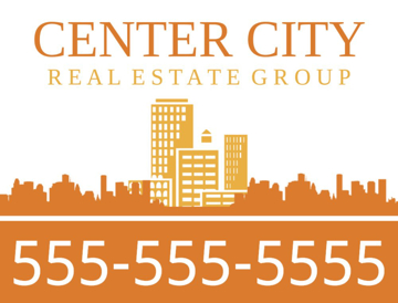 Picture of 18" x 24" - Yard Sign - Real Estate Company - 19