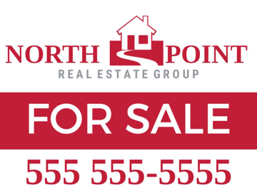 Picture of 18" x 24" - Yard Sign - Real Estate Company - 20