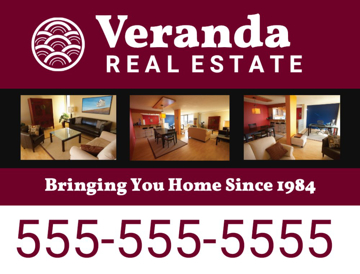 Picture of 18" x 24" - Yard Sign - Real Estate Company - 22