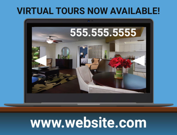 Picture of 18" x 24" - Yard Sign - Virtual Real Estate Tour - 06