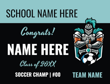 Picture of 18" x 24" - Yard Sign - Soccer - 04