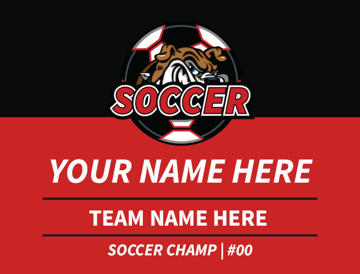Picture of 18" x 24" - Yard Sign - Soccer - 08