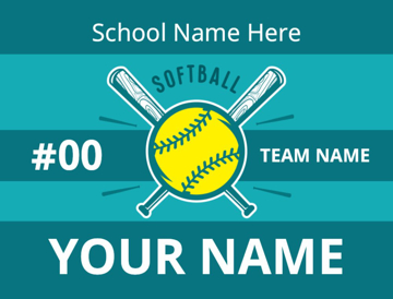 Picture of 18" x 24" - Yard Sign - Softball - 08