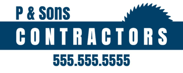 Picture of 9" x 24" - Yard Sign - Contractors - 01