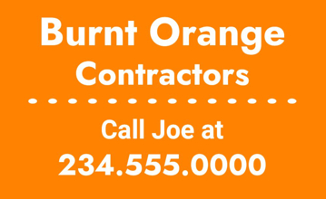 Picture of 18" x 30" - Yard Sign - Contractors - 01