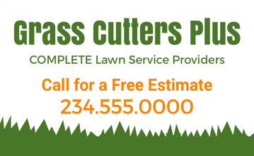 Picture of 18" x 30" - Yard Sign - Lawn Care - 01