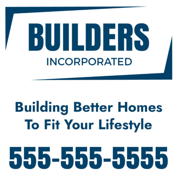 Picture of 24" x 24" - Yard Sign - Builders & Developers - 02