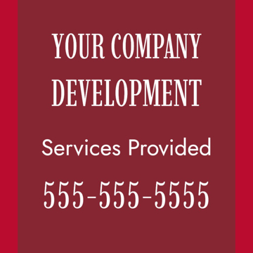 Picture of 24" x 24" - Yard Sign - Builders & Developers - 04