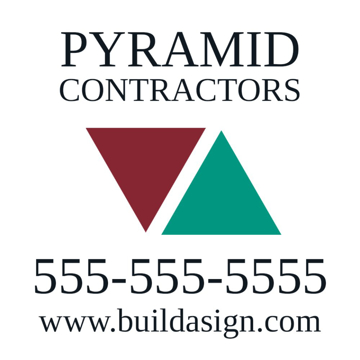 Picture of 24" x 24" - Yard Sign - Contractors - 01