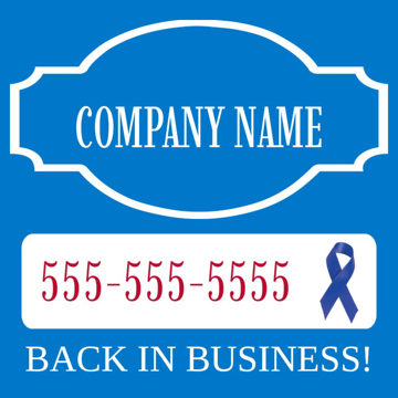 Picture of 24" x 24" - Yard Sign - Contractors - 02