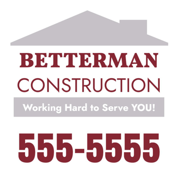 Picture of 24" x 24" - Yard Sign - Contractors - 04