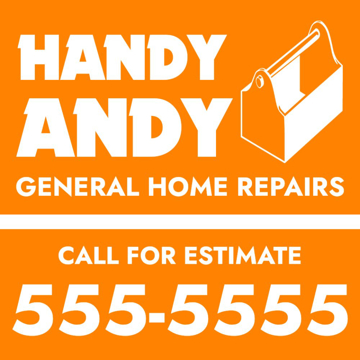 Picture of 24" x 24" - Yard Sign - Contractors - 09