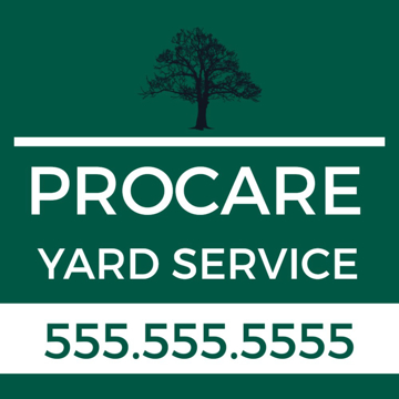 Picture of 24" x 24" - Yard Sign - Lawn Care - 04